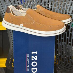 Izod Men's Slip‎ On Shoe in Brown